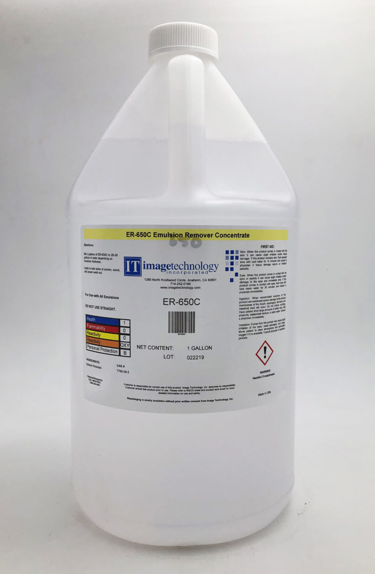 Image Technology ER 650C Concentrated Emulsion Remover (120) RC